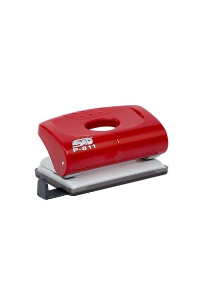 MC Micostore Perforator P-811, 10 coli, plastic, rosu