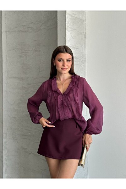 the baleria PREMİUM TENCEL ÖNDEN FIRFIR DETAYLI