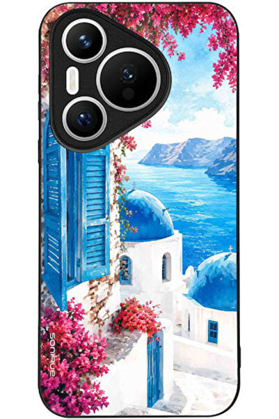 Other Σονίκ Σειρά Μούσα των Ελληνικών Νησιών Huawei Pura 70 Θήκη Σαντορίνη Αν...