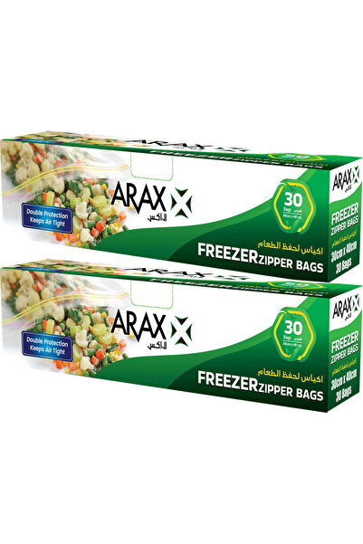 ARAX Freezer Zipper Bags 27x30cm