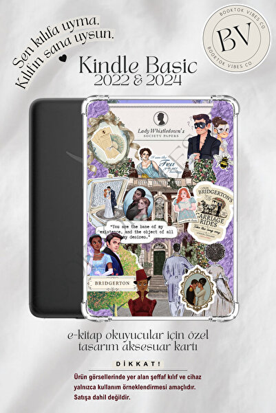 BookTok Vibes Co. Bridgerton Stickers Temalı Insert - Kindle ve Kobo E-Kitap ...