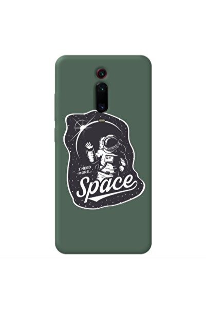 Other Xiaomi Mi 9T Pro I need more spacee Dark Green Colored Silicone TPU Θήκη