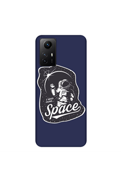 Other Xiaomi Redmi Note 12s I need more spacee Dark blue Colored Silicone TPU...