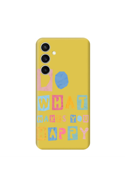 Other Samsung S24 Plus Do What Makes Yellow Colored Silicone TPU Θήκη