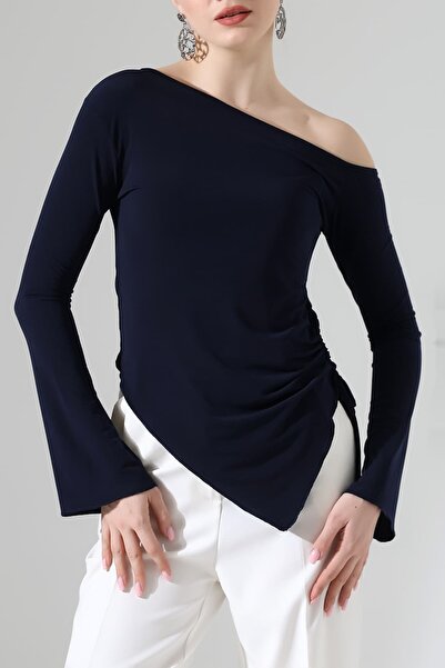 Sabr Women's Sandy One-Shoulder Gathered Blouse