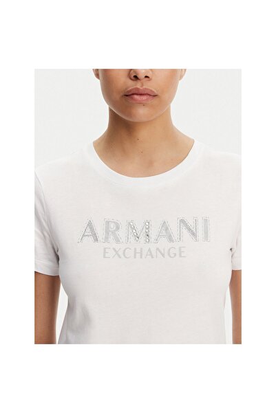 Armani Exchange Tricou de damă XW000387 AF10354 Alb