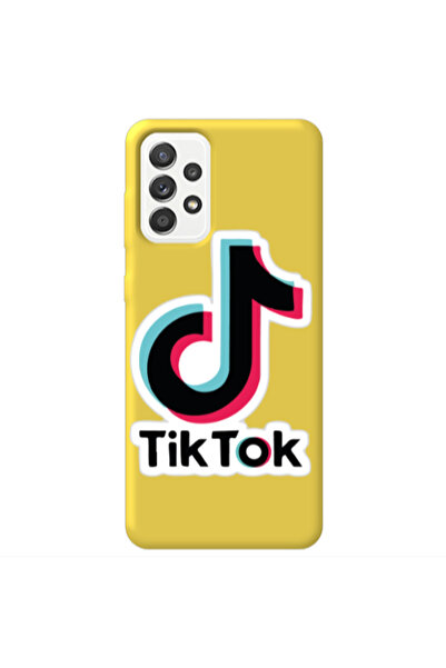 Other Samsung A13 4G Tik Tok Yellow Colored Silicone TPU Θήκη