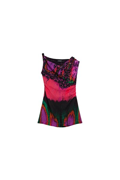 Desigual Rochie de vară pentru femei 26SWVW59 Multicoloră