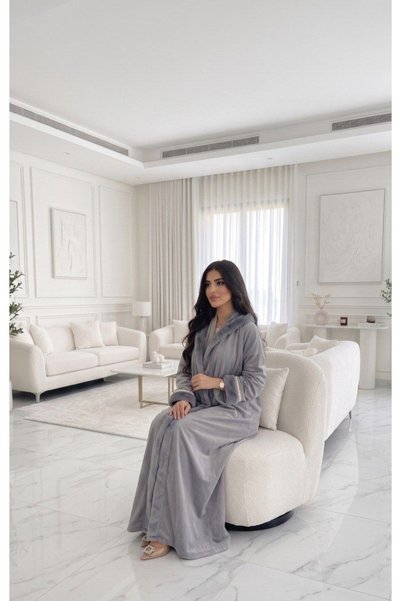 alqarat "Ghayma" Velvet Winter Coat