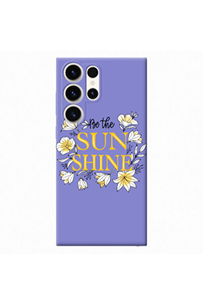 Other Samsung S23 Ultra Sun Shine Purple Colored Silicone TPU Θήκη
