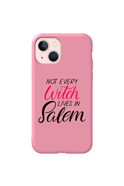Other Apple iPhone 13 Not every witch lives in salem Pink Colored Silicone TP...