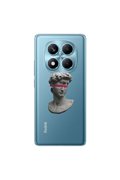 Other Xiaomi Redmi Note 14 Pro Half statue Transparent Silicone TPU Θήκη