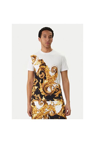 VERSACE JEANS COUTURE Tricou bărbătesc 80GAH6SB JS541 Alb