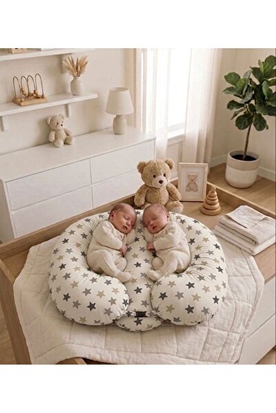 TREVO Twin Baby Breastfeeding and Support Pillow with Belt Buckle