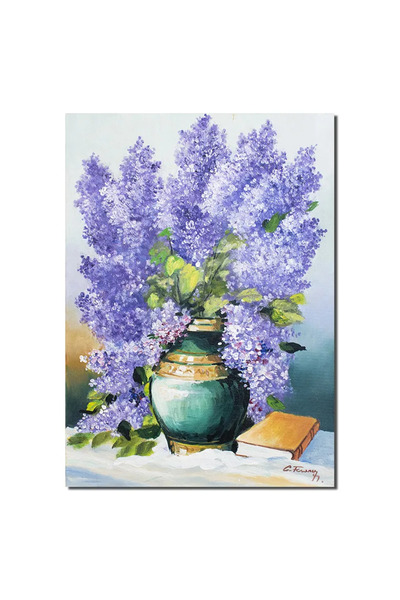 artnova Ζωγραφισμένο στο χέρι βάζο με εικονογράφηση νυχτερίδας και βιβλίου, 7...