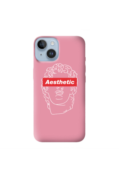 Other Apple iPhone 14 Plus Aesthetic Pink Colored Silicone TPU Θήκη