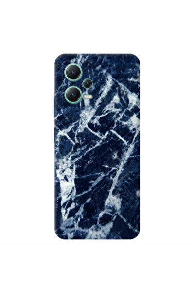Other Xiaomi Redmi Note 12 Pro 5G Marble Cracked Purple Transparent Silicone ...