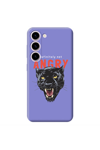 Other Samsung S23 Plus Pointed teeth Purple Colored Silicone TPU Θήκη