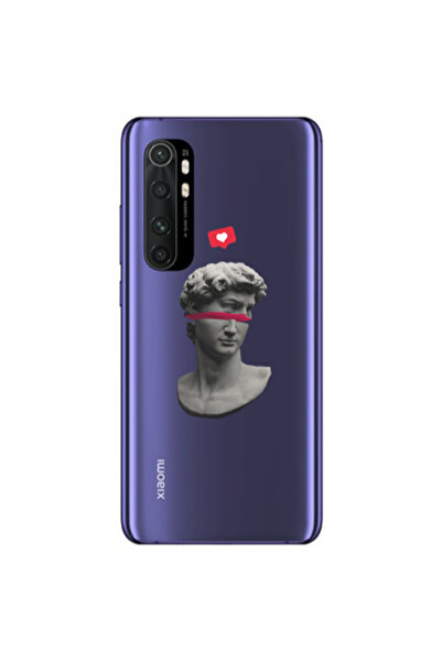 Other Xiaomi Mi Note 10 Lite Half statue Transparent Silicone TPU Θήκη