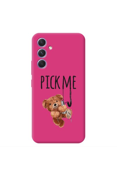 Other Samsung A54 Pick me Fuchsia Colored Silicone TPU Θήκη
