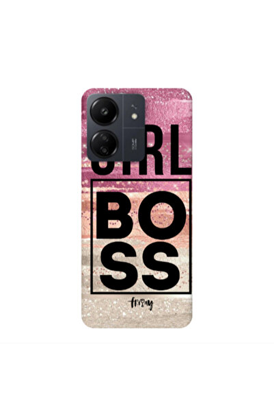 Other Xiaomi Redmi 13C Girl boss friday Transparent Silicone TPU Θήκη