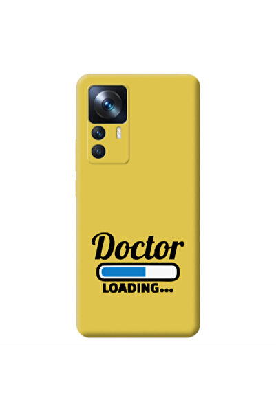 Other Xiaomi Mi 12T Doctor Loading Yellow Colored Silicone TPU Θήκη