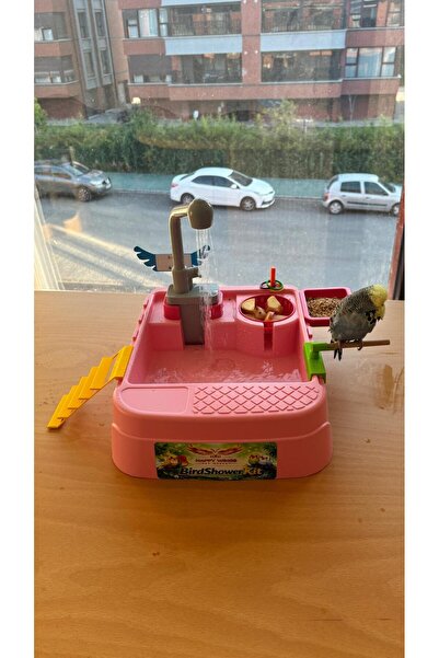 Happy Wings Pet Market Wireless Automatic Fountain Bird Shower & Bath Fun Aqu...