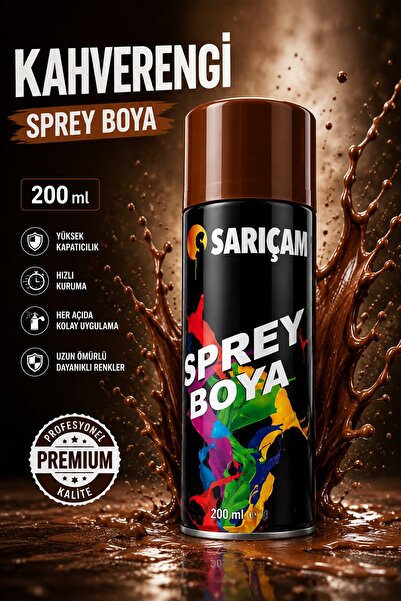 Paint Land Kahverengi Sprey Boya 200 ml Hayatınıza Renk Katın