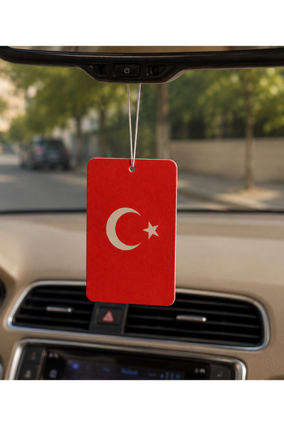 Tamayoz Türk Bayrağı Baskılı Araç Kokusu 20 Adet