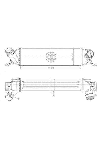 NRF Intercooler Turbo HYUNDAI H-1/H-1 Travel
