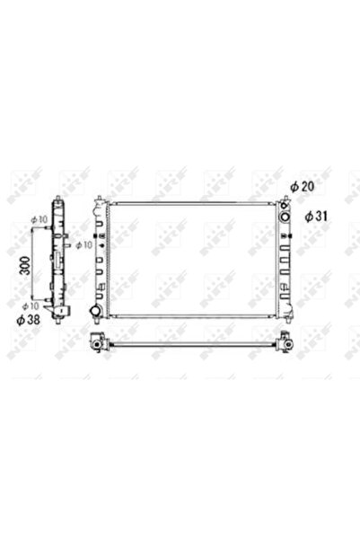 NRF Radiator Racire Motor MAZDA MPV 2