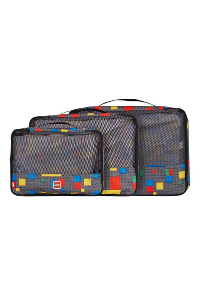 LEGO 20368-2607 3 Parça Seyahat Düzenleyici Seti - Renkli LEGO® Yapım Parçası
