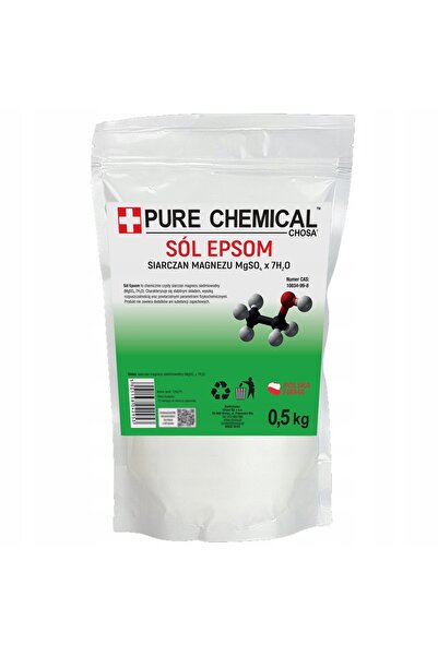 CHOSA Sare Epsom, 0.5kg, Pentru Baie, Pentru Picioare, Sulfat De Magneziu Pur...
