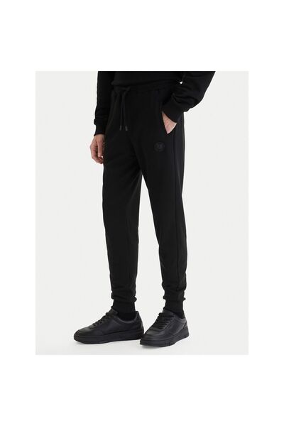 Plein Sport Pantaloni de trening bărbați SAFC MJT2788 STE003N Negru