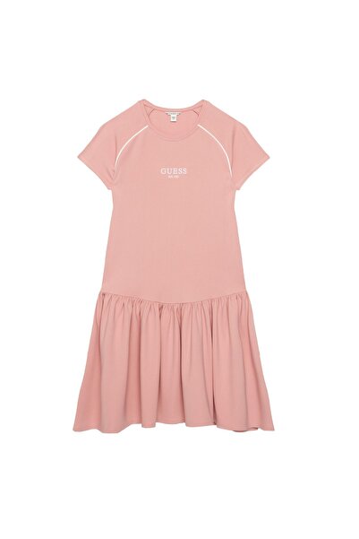 Guess Rochie de zi cu zi pentru fete J6RK02KCY62 Roz