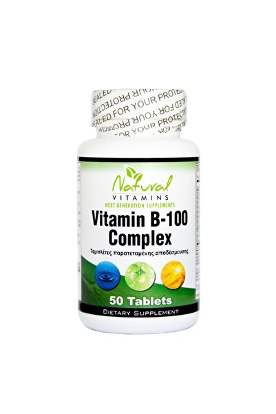 NATURAL VITAMINS Σύμπλεγμα Βιταμινών Β 50 κάψουλες