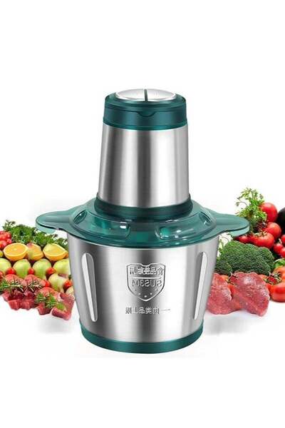 Arabest Electric Food Processor,3L Stainless Steel Meat Chopper,300W,4 Sharp ...