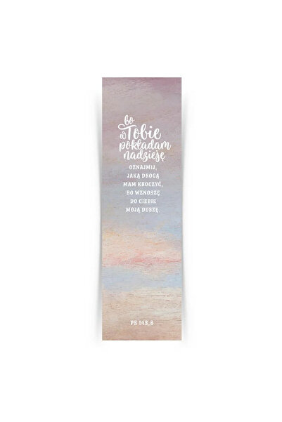 Szaron Semn de carte Szaron, 18x5 cm, cu text biblic, multicolor, 1 buc