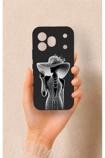 Vip Case Honor 600 Pro Compatible Lady Patterned Silicone Case