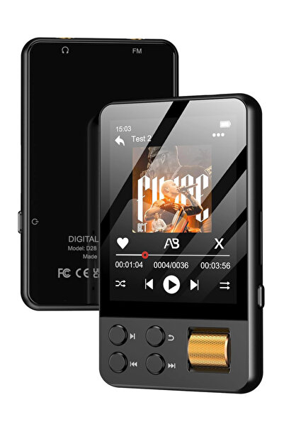 Ruizu MP3 player M19 με οθόνη αφής 2.4", 32GB, Bluetooth, μαύρο