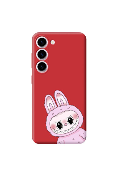 Other Samsung S23 Labubu 6 Red Colored Silicone TPU Θήκη