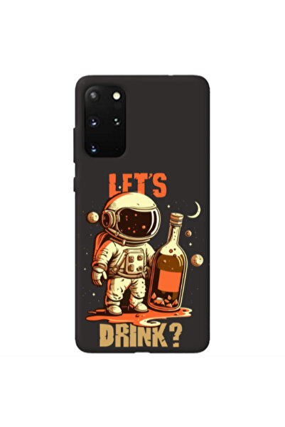 Other Samsung S20 Plus Lets drink Black Colored Silicone TPU Θήκη