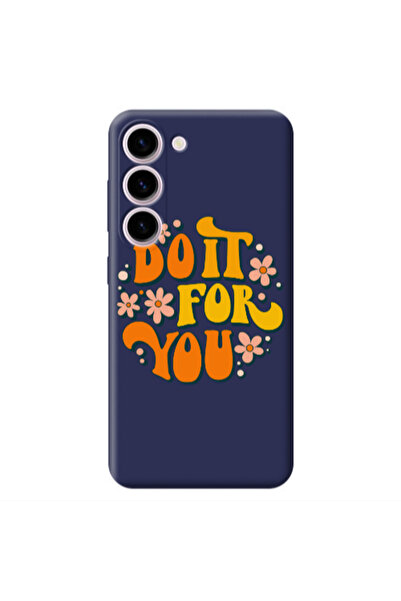 Other Samsung S23 Do it For You Dark Grey Colored Silicone TPU Θήκη