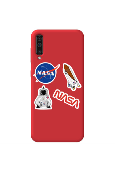 Other Samsung A70 Nasa Red Colored Silicone TPU Θήκη