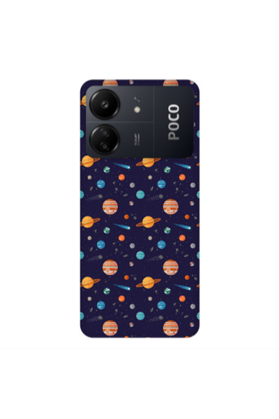 Other Xiaomi Poco C65 Planets Transparent Silicone TPU Θήκη