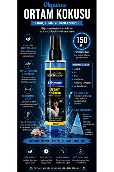 Car Okyanus Ortam Kokusu 150 ml