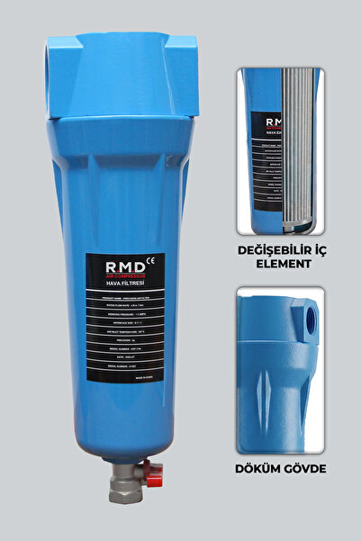 R.M.D Kompresör Kompresör Su Tutucu Filtre 1.5” AF-2600