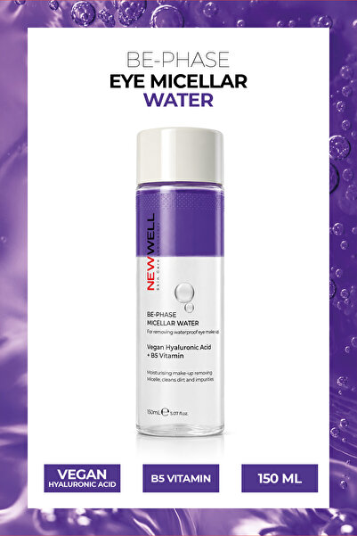 New Well Be-Phase Eye Micellar Water Purple | Göz Makyaj Temizleme Suyu Mor 1...