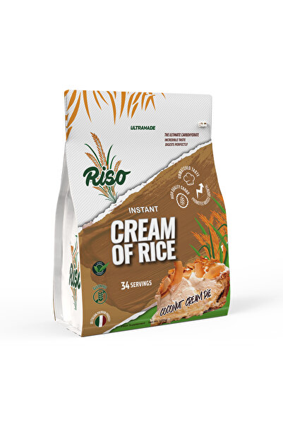 RISO Coconut Cream Pie Instant Italian Cream of Rice, High Quality Carbohydra...