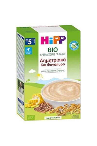 Hipp Βρεφικό Δημητριακό & Κρέμα Φαγόπυρου 5μ+ 200γρ Χωρίς Γλουτένη